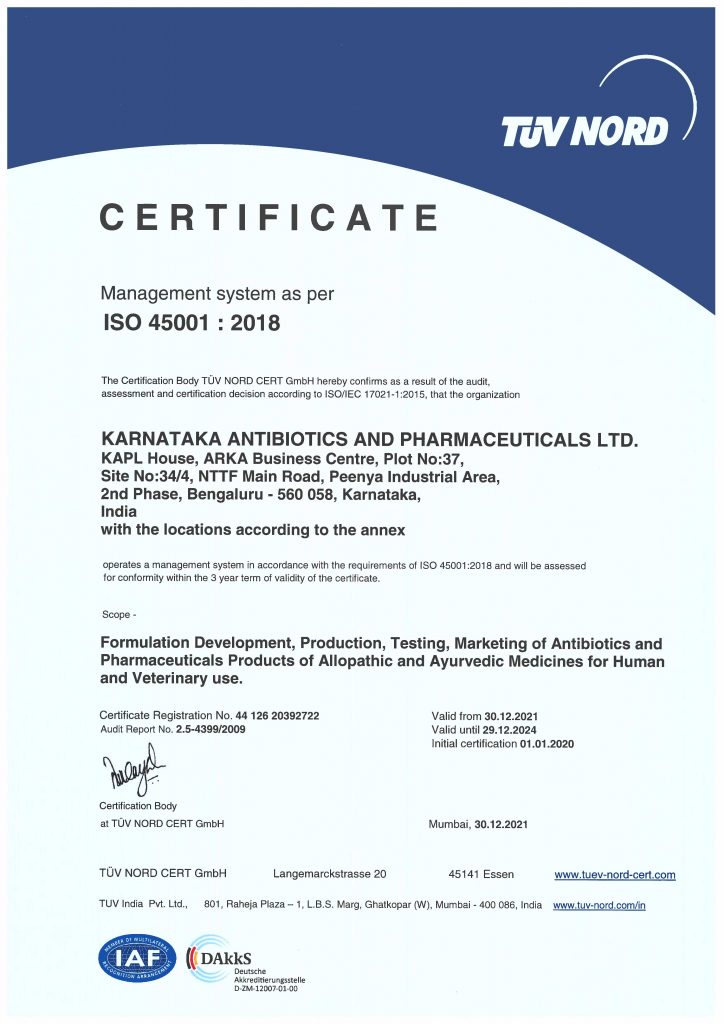 ISO 45001: 2018