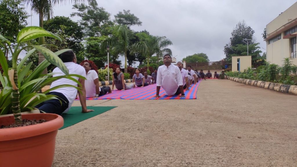 Yoga Day Dharwad Plant